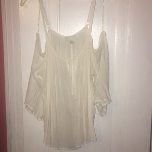 Plus size White blouse